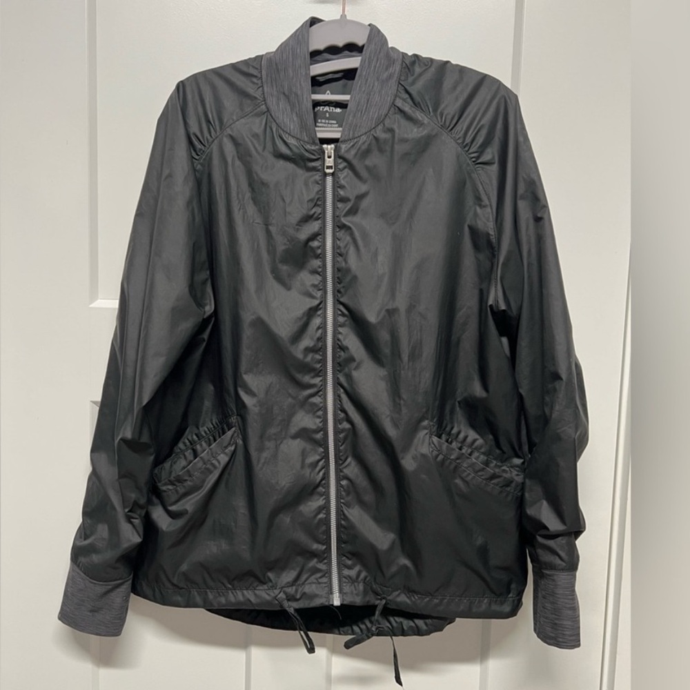 PrAna bomber Black Jacket size S